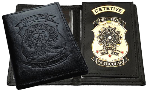 carteira porta funcional de detetive particular
