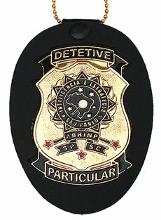 distintivo de detetive particular