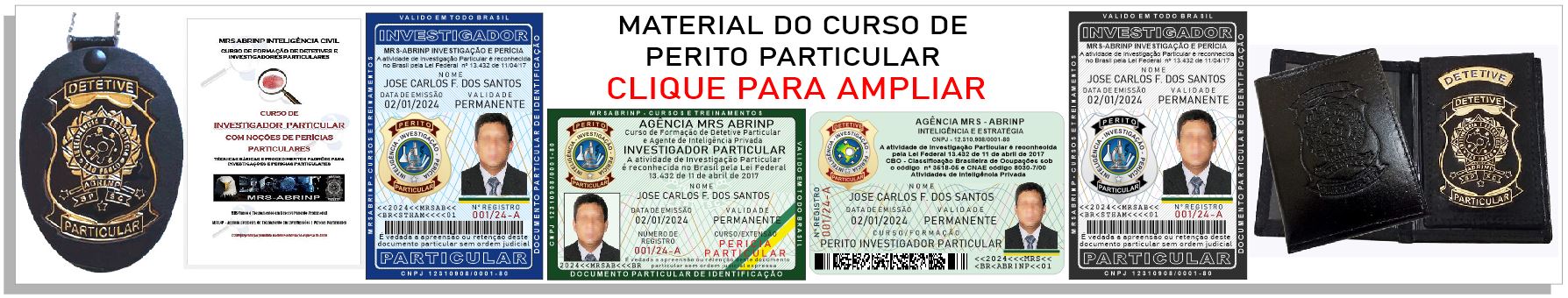 materiais curso de detetive particular mrs abrinp